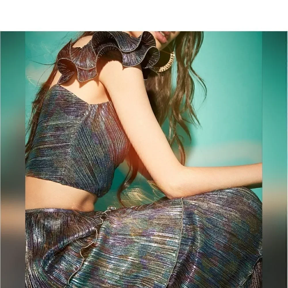 SAYLOR x Free People Multicolor Iridescent Gianna Set Size S